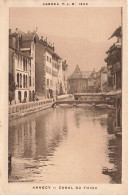 FRANCE - Annecy - Vue Sur Le Canal Du Thiou - Agenda P.L.M 1928 - Carte Postale Ancienne - Annecy