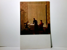 Künstlerkarte. Das Abendessen. Alte Ansichtskarte / Künstlerkarte Farbig Von H. Reifferscheid, Ungel. Um 191 - Unclassified