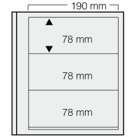 Safe Blankoblätter Dual 613 (5er Pack) Neu ( - Blank Pages