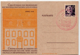 Französische Zone Rheinland-Pfalz 5 Auf Postkarte #IS034 - Rhénanie-Palatinat