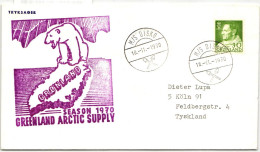Grönland 71 Auf Brief Als Einzelfrankatur Arktis Expedition, MS Disko #IS042 - Sonstige & Ohne Zuordnung