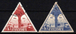 Cote Des Somalis  - 1943   - Transfert Du Chef Lieu -  PA N° 11/12  - Oblit -Used - Used Stamps