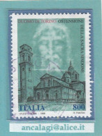 USATI ITALIA 1998 - Ref.0791A "OSTENSIONE DELLA SACRA SINDONE" 1 Val. - - 1991-00: Gebraucht