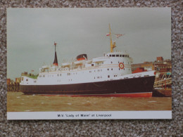 ISLE OF MAN STEAM PACKET LADY OF MANN AT LIVERPOOL - Traghetti