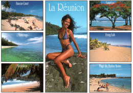 CPM - ILE De La RÉUNION - Ses Plages (PIN'UP) - Edition Clin D'Oeil - Sonstige & Ohne Zuordnung