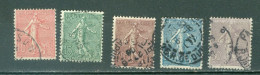 France  129/133  Ob TB   - Used Stamps