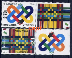 Europa  Cept 2023 - Bulgaria/ Bulgarie - Set With Vignetes  MNH** - 2023