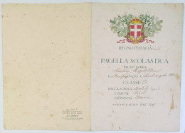 Bp55 Pagella Fascista Opera Balilla Regno D'italia Popoli Pescara 1927 - Diplome Und Schulzeugnisse