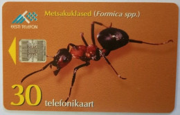 Estonia 30 Kr. Chip Card - Wood Ant - Estland