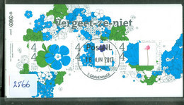 NEDERLAND * NVPH 2566 * BLOK * BLOC * BLOCK * NETHERLANDS * POSTFRIS GESTEMPELD * C.W. EURO 4.00 - Used Stamps