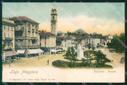 Verbania Pallanza Lago Maggiore Piazza Cartolina RB9945 - Verbania