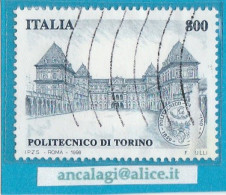 USATI ITALIA 1998 - Ref.0794 "POLITECNICO DI TORINO" 1 Val. - - 1991-00: Usati