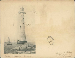 ENGLAND -  PLYMOUTH - EDDYSTONE LIGHTHOUSE  - MAILED TO ITALY 1899 / STAMP (18171) - Autres & Non Classés