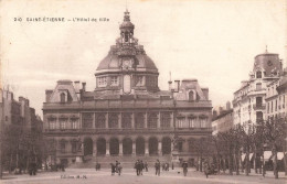 FRANCE - Saint Etienne - Vue Générale De L'hôtel De Ville - Animé - Carte Postale Ancienne - Saint Etienne