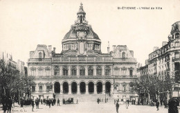 FRANCE - Saint Etienne - Vue Générale De L'hôtel De Ville - Animé - Carte Postale Ancienne - Saint Etienne