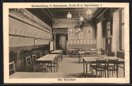 AK Berlin, Weinhandlung H. Haussmann, Jägerstrasse 5, Gasthaus Mit Weinstube  - Mitte