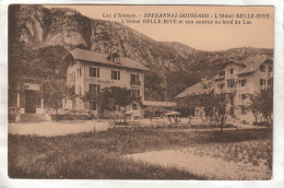 CPA :  14 X 9  -  Lac  D'ANNECY  - BREDANNAZ-DOUSSARD - L'Hôtel  BELLE-RIVE - Doussard