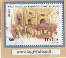 USATI ITALIA 1998 - Ref.0796 "MUSEO DEL RISORGIMENTO, TORINO" 1 Val. - - 1991-00: Used