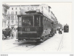 CPM TRAIN VOIR DOS Tranvias De BARCELONA N°107Tranvia N°142 Tram Tramway En 1903 - Barcelona