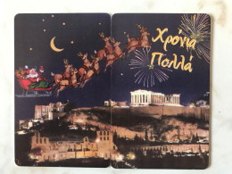 PUZZLE  EXIBITION   ATHENS   SANTA CLAUSS CHRISTMAS  750 EX   MINT - Puzzle