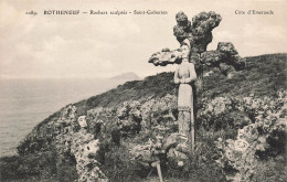 FRANCE - Côte D'Emeraude - Rotheneuf - Rochers Sculptés - Saint Goberien - Vue Générale - Carte Postale Ancienne - Rotheneuf