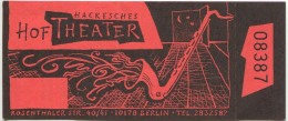 Deutschland - Berlin - Hackesches Hof Theater - Rosenthaler Str. 40/41 - Eintrittskarte - Eintrittskarten