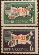 Russie 1962 Y&T 2616 A 2617 ** - Unused Stamps