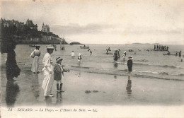 FRANCE - Dinard - Vue Sur La Plage - L'heure Du Bain - L L - Vue Sur La Plage - La Mer - Animé - Carte Postale Ancienne - Dinard