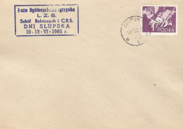 Poland Postmark D65.06.10 SLUPSK.A01FIkop: Sport National Agricultural School Games LZS - Enteros Postales