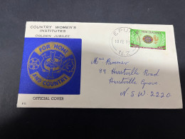 18-4-2024 (2 Z 24) FDC - New Zealand - Posted 1971 - Country Women's Association - FDC