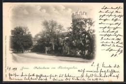 AK Jena, Pulverturm Am Fürstengraben  - Jena