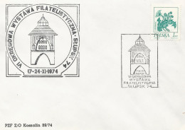 Poland Postmark D74.11.17 SLUPSK.kop: Philatelic Exhibition Tower (analogous) - Entiers Postaux