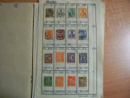 D 787 / VRAC ALLEMAGNE ET DIVERS / 12 PAGES / 06 - Lots & Kiloware (mixtures) - Max. 999 Stamps