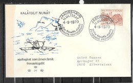 1970 - 64 - 25 Ans Libération De Danemark - FDC