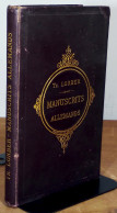 LORBER Th. - RECUEIL DE MANUSCRITS ALLEMANDS À L'USAGE DES CANDIDATS À L'ÉCOLE - 1801-1900