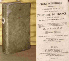 L.C. Et F.P.B. - COURS D'HISTOIRE CONTENANT L'HISTOIRE SAINTE DIVISEE EN HUIT EPOQUES, - 1801-1900