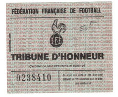 Football Ticket Billet Jegy Biglietto Eintrittskarte France - D.D.R. RDA 17/11/1987 "U21" - Eintrittskarten