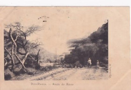 DIRE DAOUA                ROUTE DE HARAR   + TIMBRE    PRECURSEUR - Gibuti