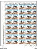 SAN  MARINO:  1962  STORIA  DELL' AUTOMOBILE  -  £. 1  POLICROMO  -  FGL. 40  N. -  SASS. 572 - Blocs-feuillets