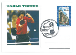 COV 95 - 906 JAPAN World Table Tennis Veterans Championship YOKOHAMA, Romania - Cover - Used - 2004 - Cartas & Documentos