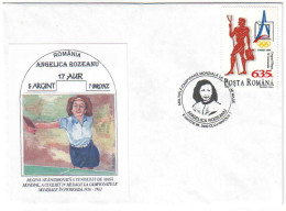 COV 95 - 274 Angelica ROZEANU Multiple World Champion In Table Tennis, Romania - Cover - Used - 1996 - Lettres & Documents