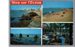 SION SUR L'OCEAN 85 - Multivue La Plage Les Roche La Mer Le Camping Caravane  - Saint Hilaire De Riez