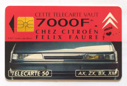 Télécarte France - Citroën - Ohne Zuordnung