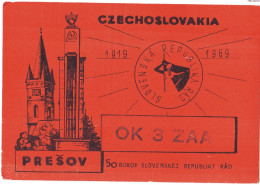 Q 38 - 171-a CZECHOSLOVAKIA - 1968 - Amateurfunk