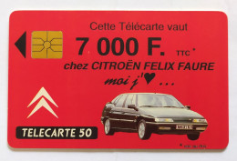 Télécarte France - Citroën - Non Classés