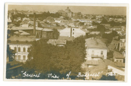 RO 36 - 17661 BUCURESTI, Panorama, Romania - Old Postcard, Real PHOTO - Unused - 1923 - Rumänien