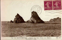 LA SEYNE-SUR-MER   ( VAR )  2 CARTES  .  ROCHERS DES DEUX FRERES, AUX SABLETTES - La Seyne-sur-Mer