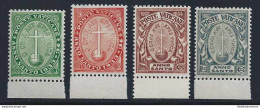 1933 Vaticano, N. 15/18 , Anno Santo 4 Valori , MNH** BORDO DI FOGLIO - Other & Unclassified