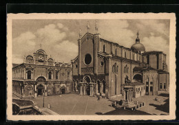 Cartolina Venezia, La Chiesa Dei SS. Giovanni E Paolo, Monumento A Colleoni  - Venezia (Venice)