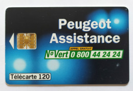 Télécarte France - Peugeot Assistance - Non Classés